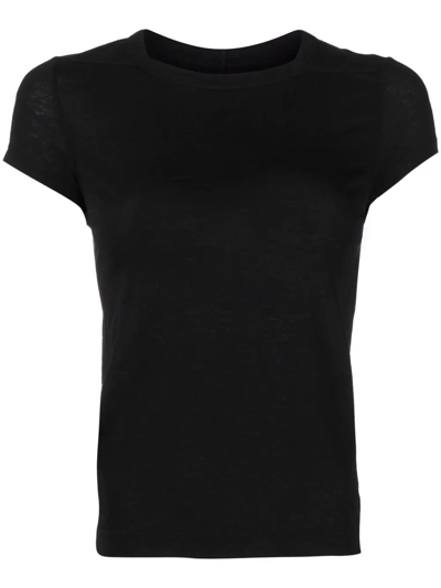 Shop Rick Owens Knitted Short-sleeve T-shirt In Schwarz
