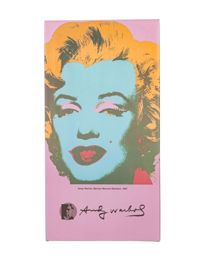 Shop Medicom Toy Be@rbrick Andy Warhol's Marilyn 1000% Figure In Pink