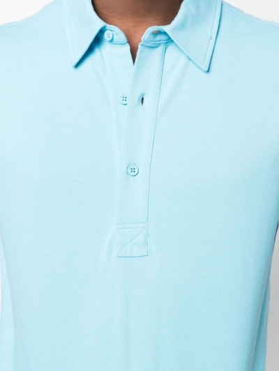 Shop Orlebar Brown Sebastian Polo Shirt In Blau