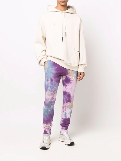 Shop Mauna Kea Tie-dye Tapered Joggers In Violett