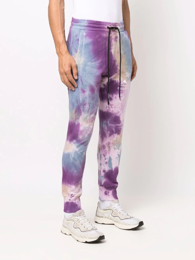 Shop Mauna Kea Tie-dye Tapered Joggers In Violett