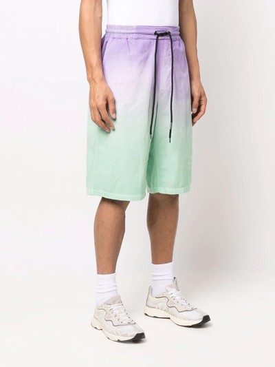 Mauna Kea Ombré Jogger Shorts In Grün