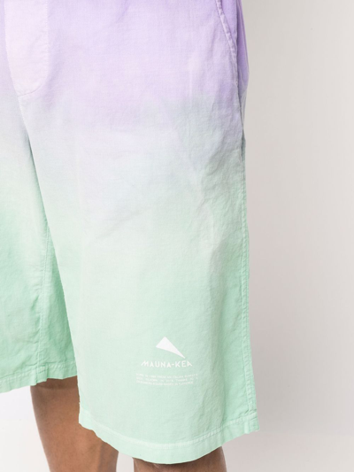 Mauna Kea Ombré Jogger Shorts In Grün