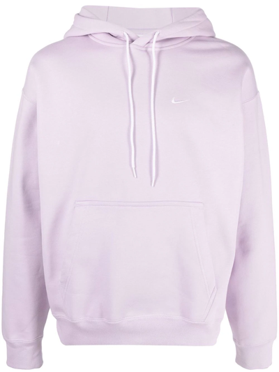 Shop Nike Lab Fleece Hoodie In Violett