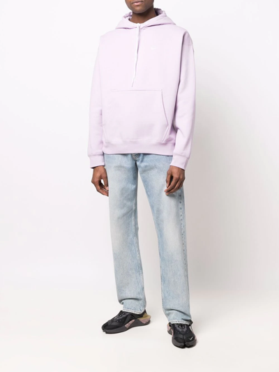 Shop Nike Lab Fleece Hoodie In Violett