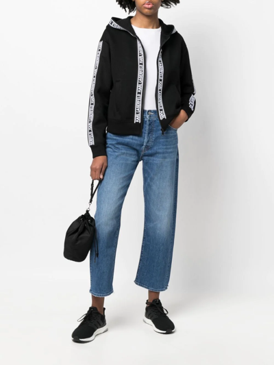Shop Mother The Curbside Ankle Jeans In Blau