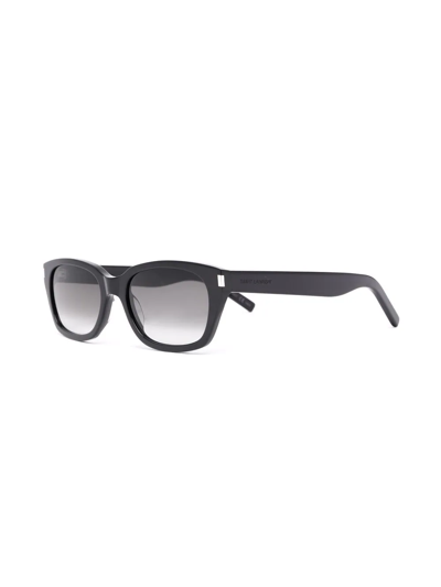 Saint Laurent Wayfarer-frame Sunglasses In Schwarz