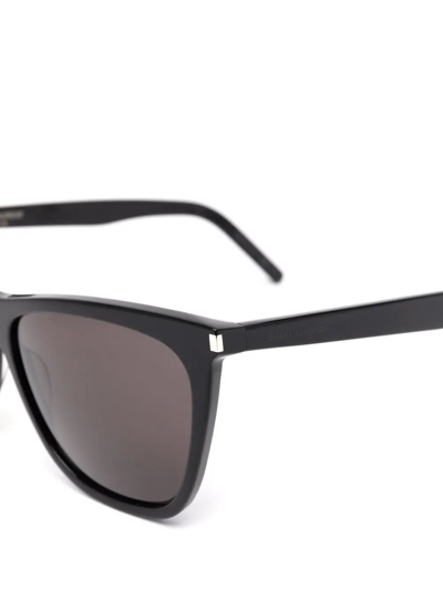 Saint Laurent Wayfarer-frame Sunglasses In Schwarz