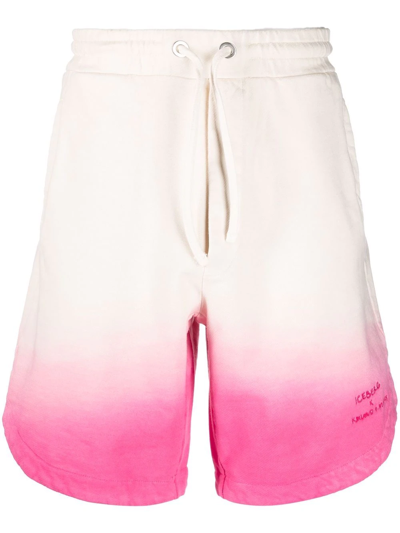 Shop Iceberg X Kailand O. Morris Gradient Shorts In Rosa