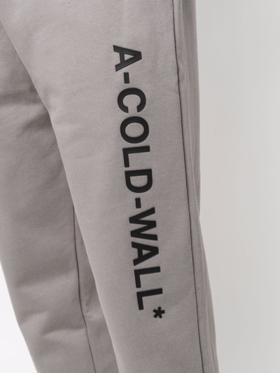 A-cold-wall* A Cold Wall Essential Logo Sweatpants In Grau
