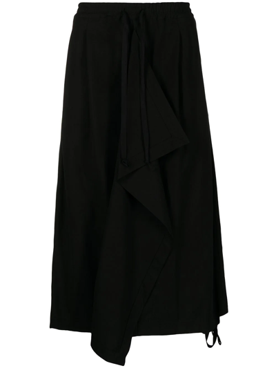 Shop Bed J.w. Ford Wide-leg Flared Trousers In Schwarz