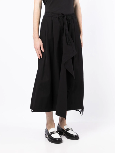 Shop Bed J.w. Ford Wide-leg Flared Trousers In Schwarz