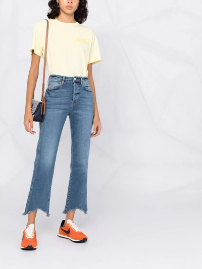 3x1 Austin Crop Denim Jeans In Blau