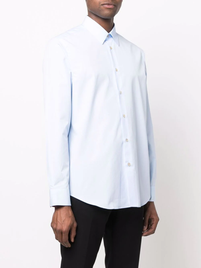 Shop Paul Smith Tailored-fit Cotton Shirt In Blau