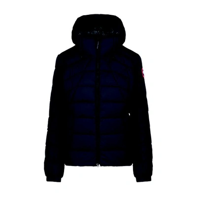 Shop Canada Goose Abbott Puffy Jacket With Hood In Black