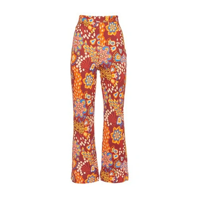 Shop La Doublej Stretch Pants In Taranta