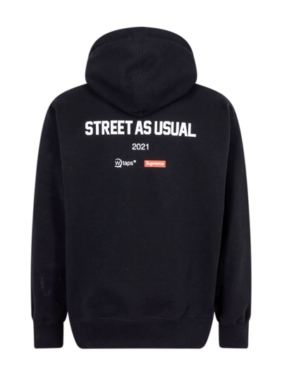 Shop Supreme Wtaps Sic'em! Hoodie In Black