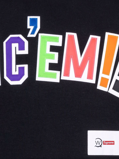 Supreme Wtaps Sic'em! Hoodie In Black