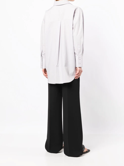 Shop Goodious Tailored-cut Shirt In Violett