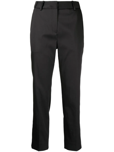 Shop Goodious Tailored-cut Trousers In Schwarz