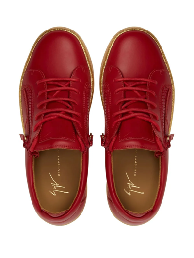 Giuseppe Zanotti Frankie Low-top Trainers In Red