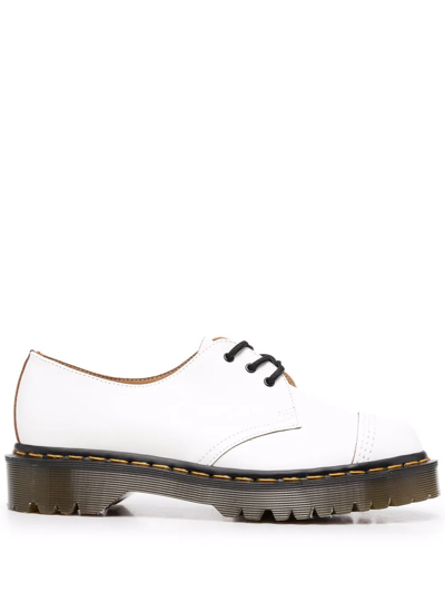 Shop Dr. Martens' Bex Toe-cap Derby Shoes In Weiss