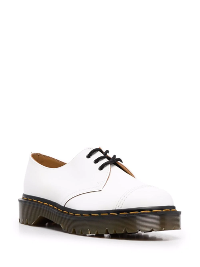 Dr. Martens 1461 Bex Made In England Toe Cap Oxford 'white' In Weiss