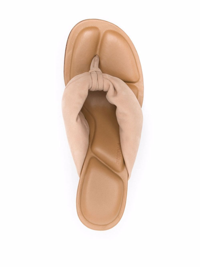 Shop Jacquemus Les Sandales Nocio Sandals In Nude