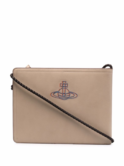 Vivienne westwood nude store clutch bag