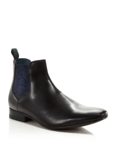 Shop Ted Baker Hourb Chelsea Boots In Black