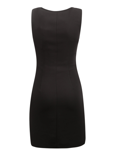 Shop Alyx 1017  9sm Chain-trimmed Mini Dress In Black