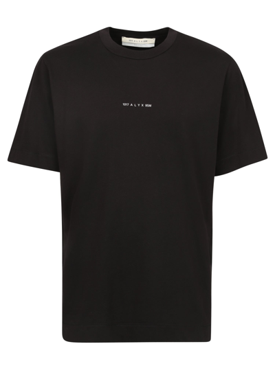 Shop Alyx 1017  9sm Logo-print T-shirt In Black