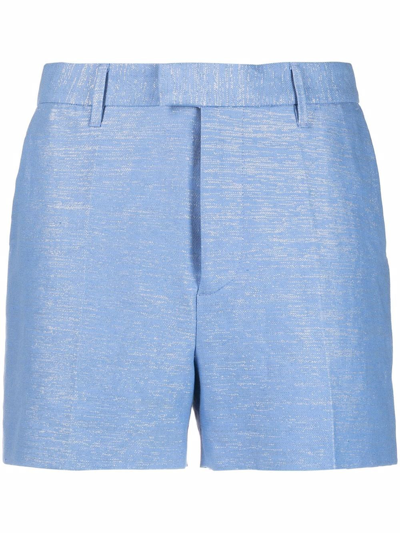 Shop Zadig & Voltaire Tailored Thigh-length Shorts In Blue