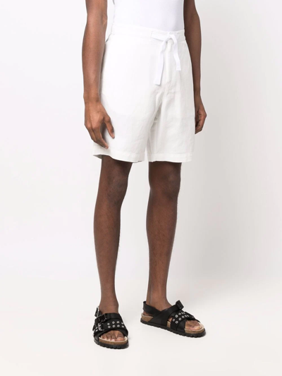 Shop Orlebar Brown Drawstring Chino Shorts In White