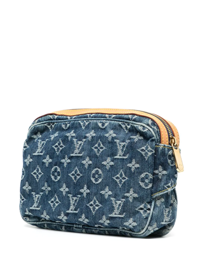 Pre-owned Louis Vuitton 牛仔腰包（2007年典藏款） In Blue
