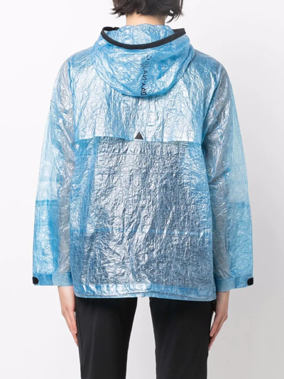 Shop Moncler Landry Rain Jacket In Blue
