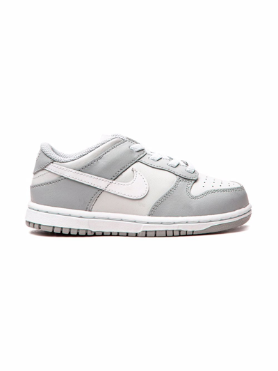 Nike Teen Dunk Low Sneakers In Grey