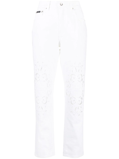 Dolce & Gabbana Denim Jeans With Pretty Fit In White