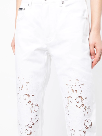 Dolce & Gabbana Denim Jeans With Pretty Fit In White