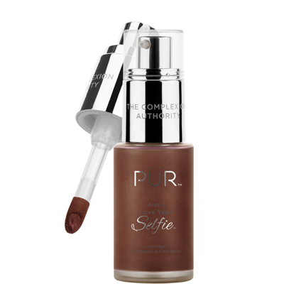 Shop Pür 4-in-1 Love Your Selfie Longwear Foundation And Concealer 30ml (various Shades) - Dpp4/coffee