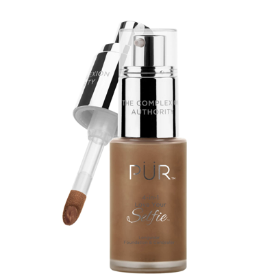 Shop Pür 4-in-1 Love Your Selfie Longwear Foundation And Concealer 30ml (various Shades) - Dpg1/mocha