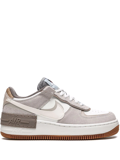 Shop Nike Air Force 1 Shadow Sneakers In Nude