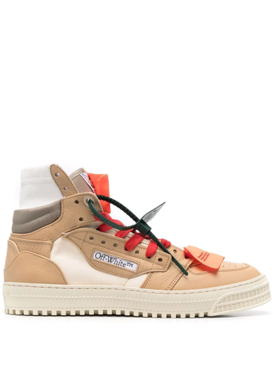 Shop Off-white Off-court 3.0 High-top Sneakers In Nude