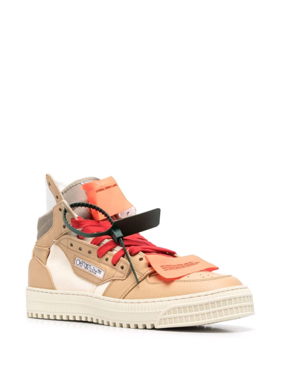 Shop Off-white Off-court 3.0 High-top Sneakers In Nude