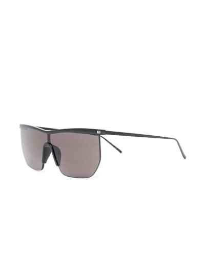 Saint Laurent Square-frame Sunglasses In Schwarz