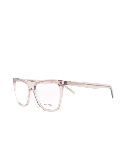 Saint Laurent Square-frame Sunglasses In Rosa