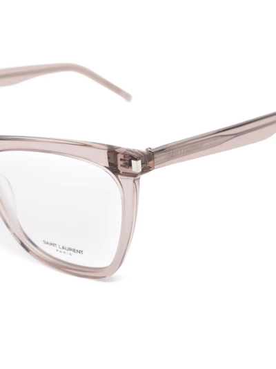Saint Laurent Square-frame Sunglasses In Rosa