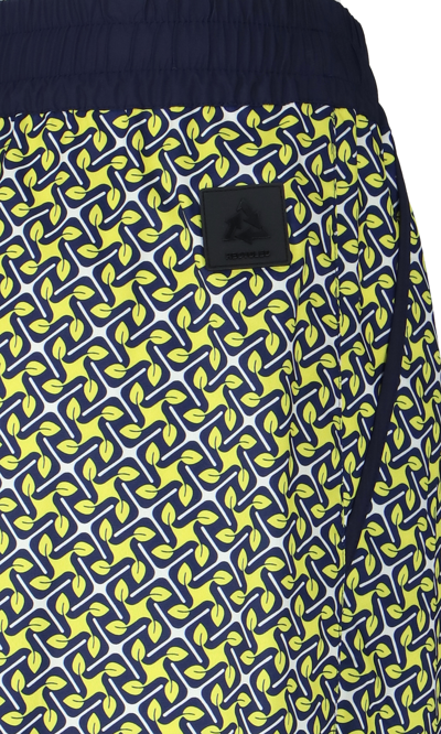 Shop Moncler Sport Printed Trousers