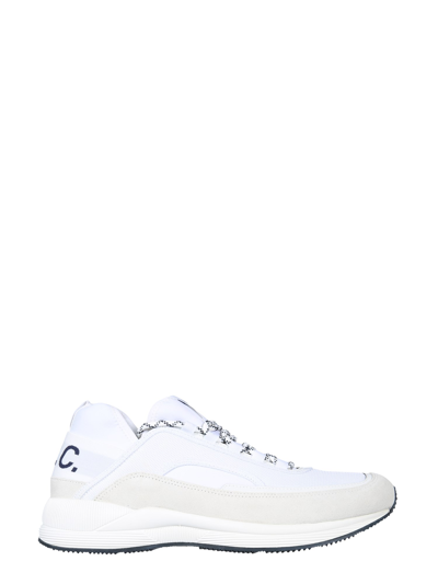 Shop Apc Run Around Sneakers In White
