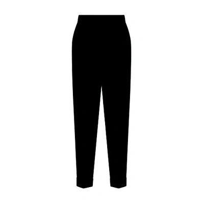Shop Ami Alexandre Mattiussi Cropped Pants In Black